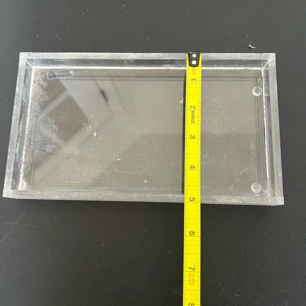 Clear Acrylic Set of Two Organizer Trays